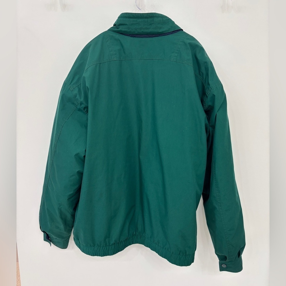 Members Only Green Jacket Mens Vintage Heavy Iconic Racer Quilted Lining XXT - Picture 7 of 16